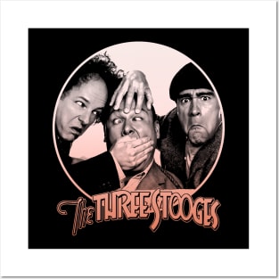 The Three Stooges // Gradients Drawing Artwork Posters and Art